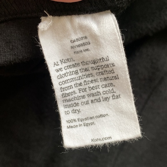 KOTN Women’s Cozy Skirt, 100% Egyptian cotton, XXL, Black - Picture 9 of 14